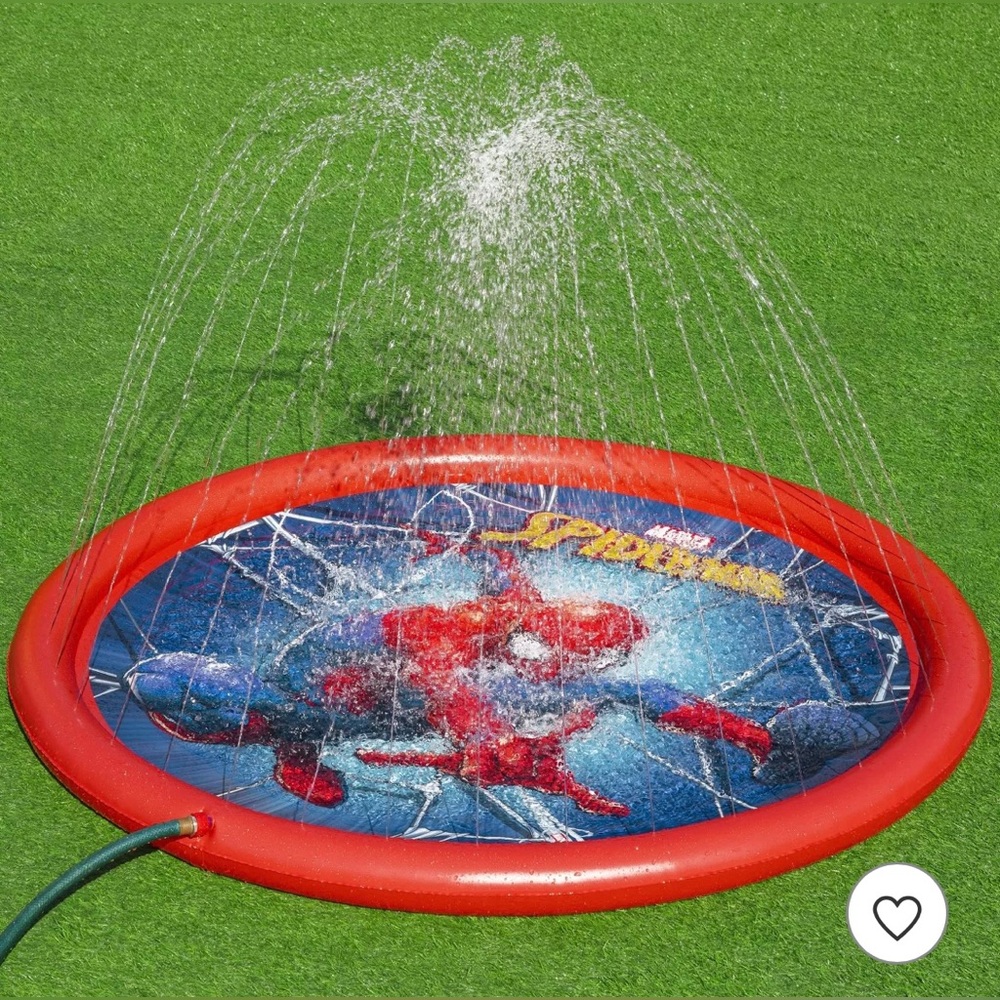 Bestway Marvel: Splash Pad - Spider-Man 65” Inflatable Sprinkler - NEW